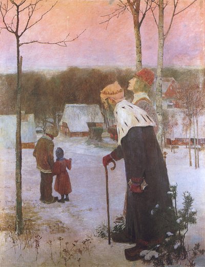 Wintermärchen (Die Heiligen Drei Könige) von Heinrich Vogeler